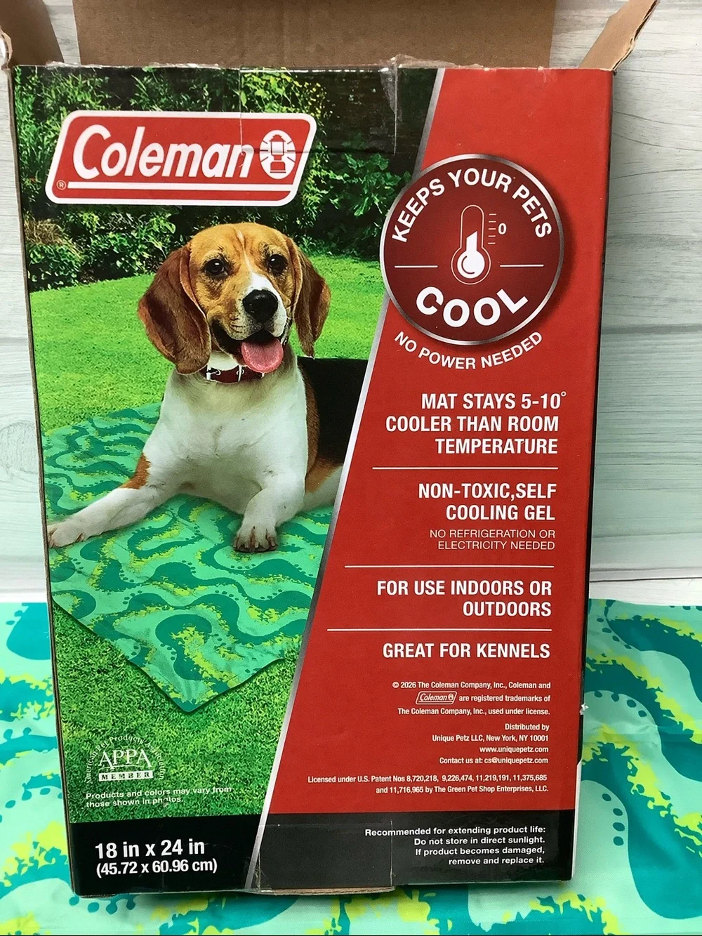 New Coleman Cooling Mat for Pets